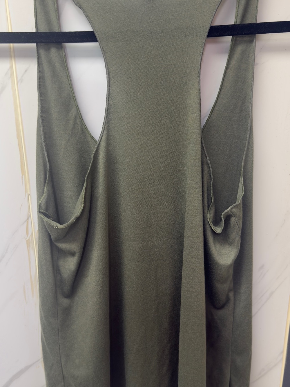American Rag Olive Racerback Scoop Neck Tank - Picture 4 of 9